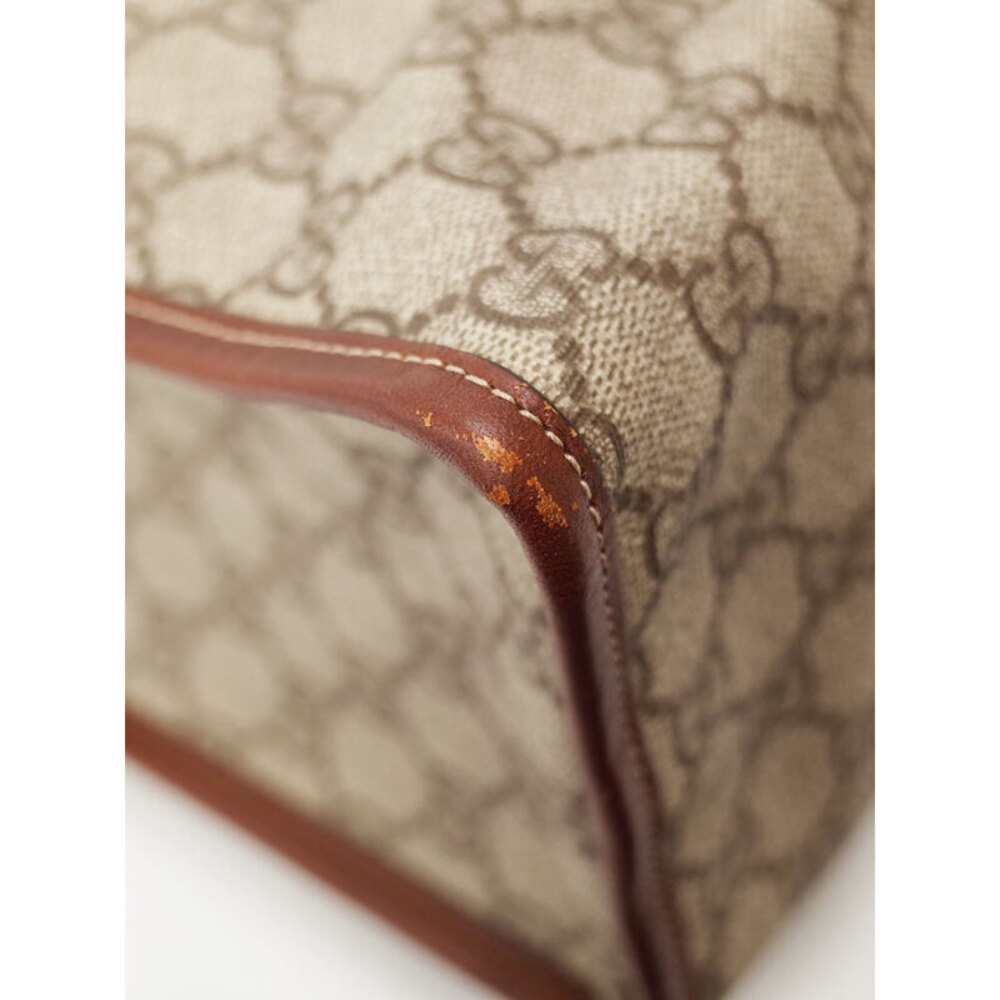 Gucci GG Supreme Web Loop Tote bag Brown - Picture 5 of 9